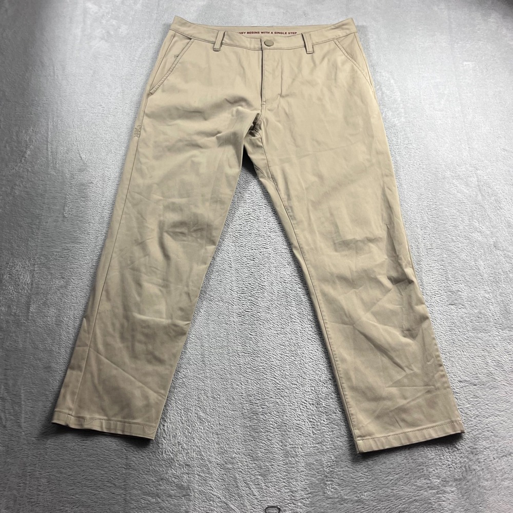 Rhone Commuter Pants Mens 31 Khaki Tan Stretch Performance Trousers Chino